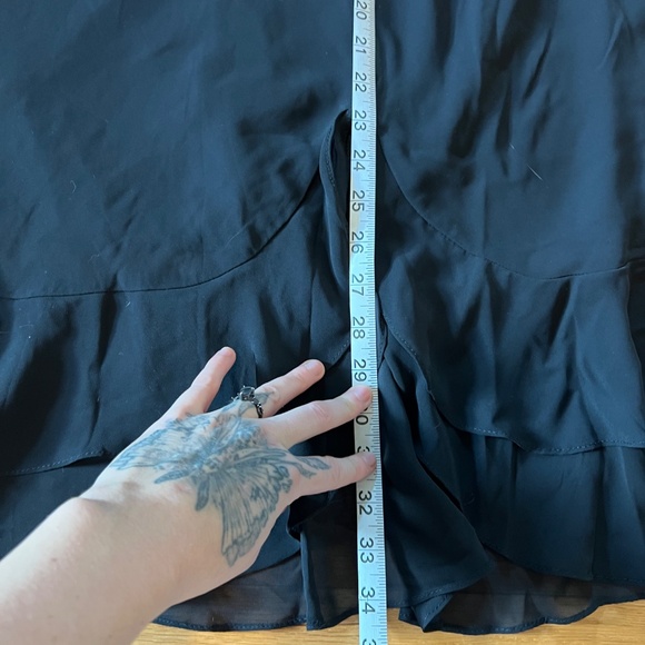 Avenue gothic whimsigoth chiffon maxi skirt - Picture 5 of 6